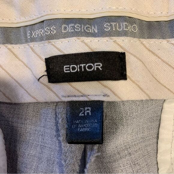 Express Gray Editor Pants size 2 - Picture 5 of 11